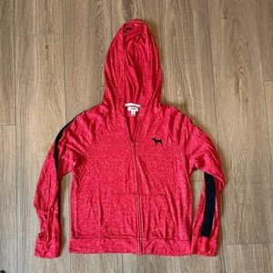 PINK Victoria's Secret Red Hoodie Sweater